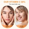 Premium 20% Vitamin C Serum For Face with Hyaluronic Acid, R...