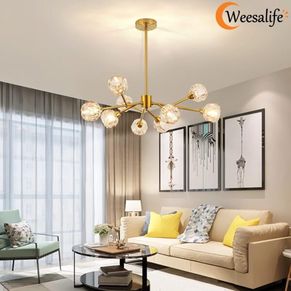 Sputnik Chandeliers for Dining Room Light Fixture Over Table...