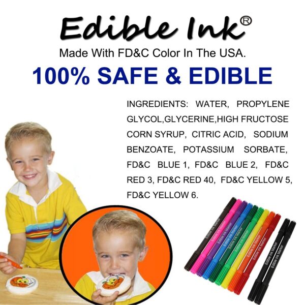 Food coloring Pens, 11Pcs Double Sided Food Grade and Edible...