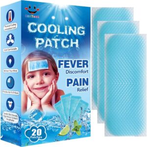20 Sheets EasYeah Kid Fever Patches for Kids Fever Discomfor...
