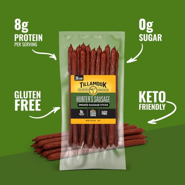 Tillamook Country Smoker Real Hardwood Smoked Sausages, Hunt...