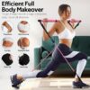 Pilates Bar Kit with Resistance Bands, Multifunctional Pilat...
