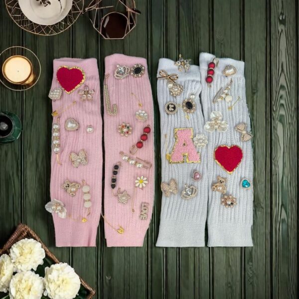 KJML DIY Charms for Socks 55pcs Sock Charms Pins Bling Sock ...
