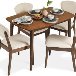 Best Choice Products 5-Piece Dining Set, Compact Mid-Century...