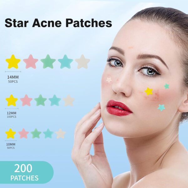 Pimple Patches for Face, Hydrocolloid Acne Patches, Cute Sta...
