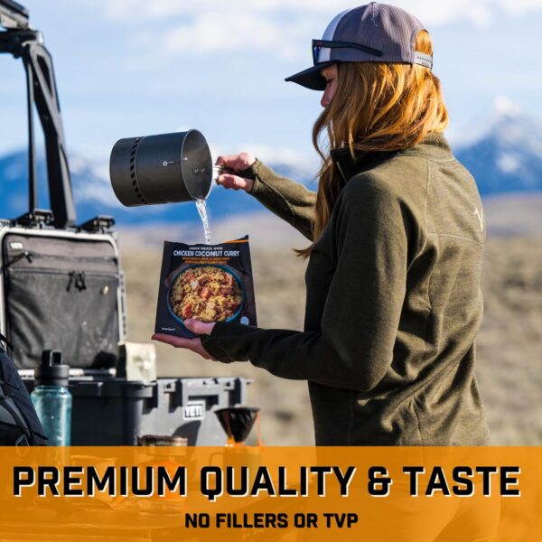 Peak Refuel Chicken Coconut Curry | Freeze Dried Backpacking...
