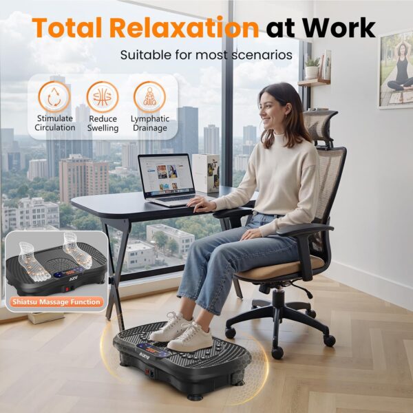 AXV Vibration Plate Fitness Platform Exercise Machine Vibrat...