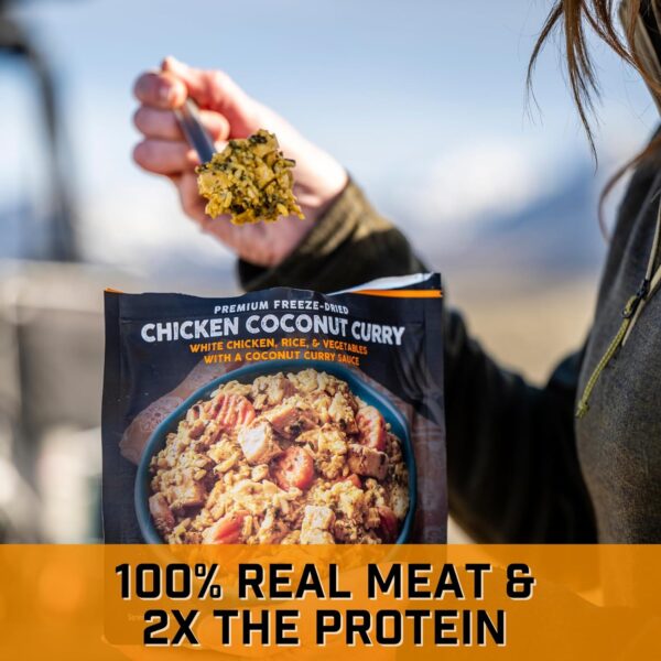 Peak Refuel Chicken Coconut Curry | Freeze Dried Backpacking...