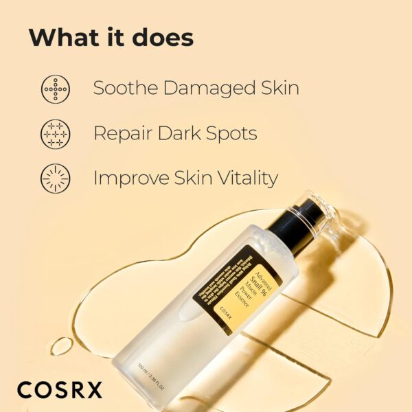 COSRX Snail Mucin 96% Power Repairing Essence 3.38 fl.oz 100...