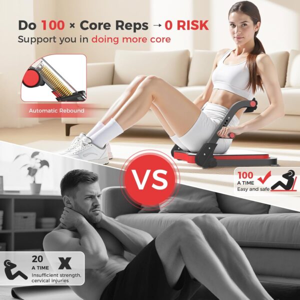 Ab Machine,Sit Up Machine & Core Exercise Equipment, Ab Work...