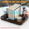 Napkin Holder for Table, Rotating Metal Napkin Dispenser wit...