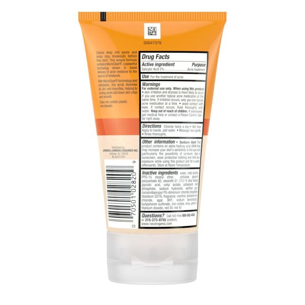 Neutrogena Oil-Free Acne Face Wash with 2% Salicylic Acid, D...