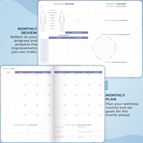 Clever Fox Fitness & Food Journal – Nutrition & Workout Plan...