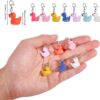 CHGCRAFT 16Pcs 8Colors Resin Duck Skate Charm Roller Skate S...