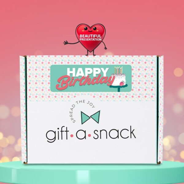 Gift A Snack - Happy Birthday Snack Box Variety Pack Care Pa...