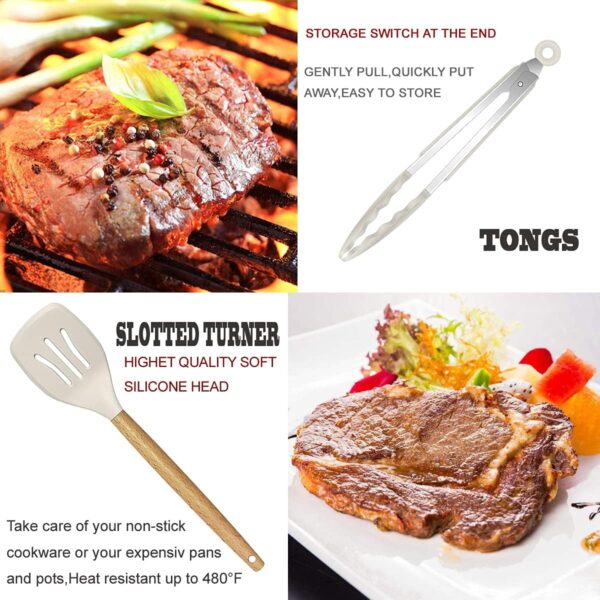 Kitchen Utensils Set- 35 PCs Cooking Utensils with Grater,To...