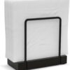 Wican Napkin Holder for Table, Bamboo Iron Standing Napkin D...