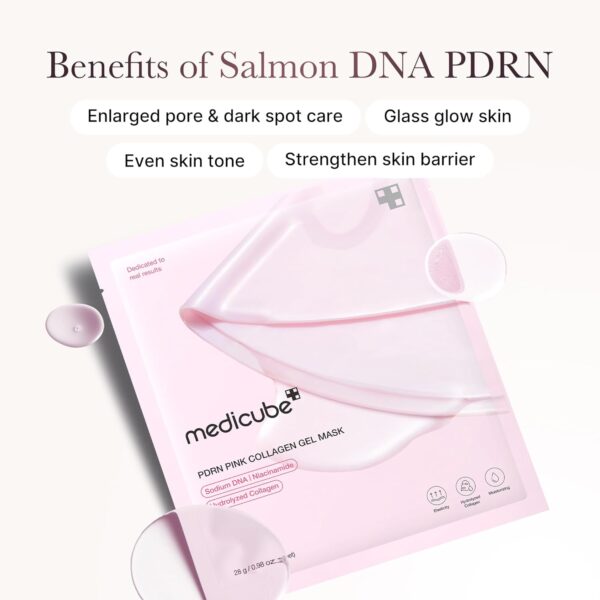 medicube Salmon DNA PDRN pink collagen jelly gel mask | over...