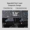 AIRHOP 0.56in Thick 24 Sq Ft Exercise Equipment Mats, 6 Tile...