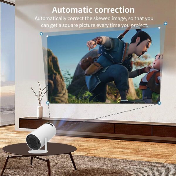 40''-130'' Smart Mini Projector 4K 5G WIFI, Big Screen Exper...
