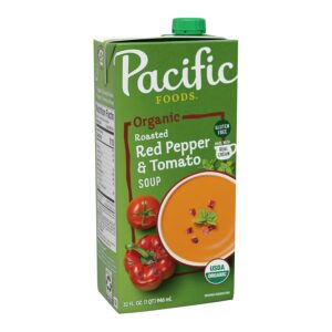 Pacific Foods Organic Roasted Red Pepper and Tomato Soup, 32...
