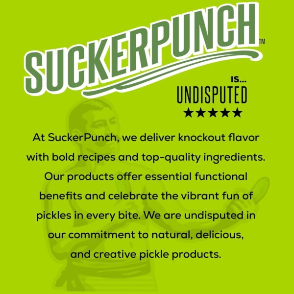 SuckerPunch Classic Dill Pickle Chips, Snack Pack, Gluten Fr...