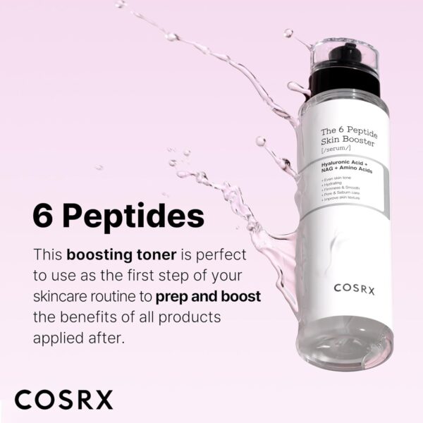 COSRX 6X Peptide Collagen Booster Toner Serum, Niacinamide &...
