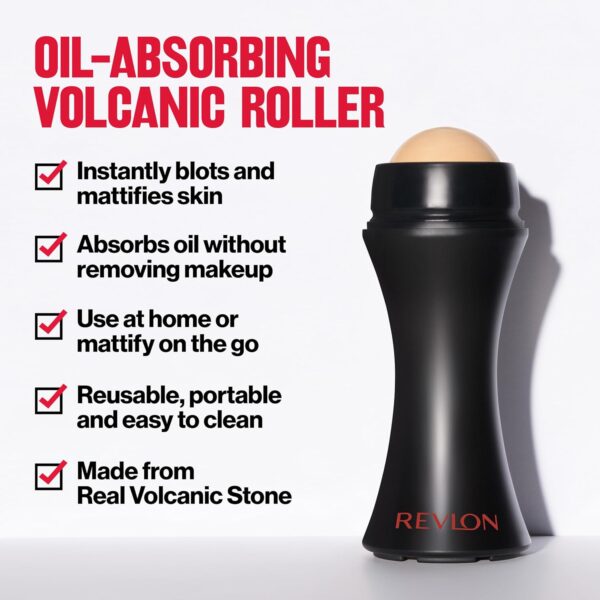 Revlon Face Roller, Oily Skin Control for Makeup, Oil Absorb...