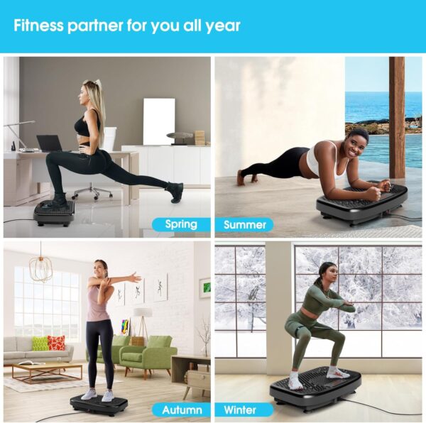 Vibration Plate Exercise Machine for Lymphatic Drainage,Soft...