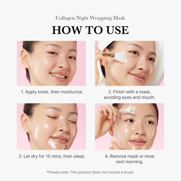medicube Collagen Overnight Wrapping Peel Off Facial Mask Pa...
