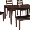 Signature Design by Ashley Coviar 6 Piece Dining Set, Includ...
