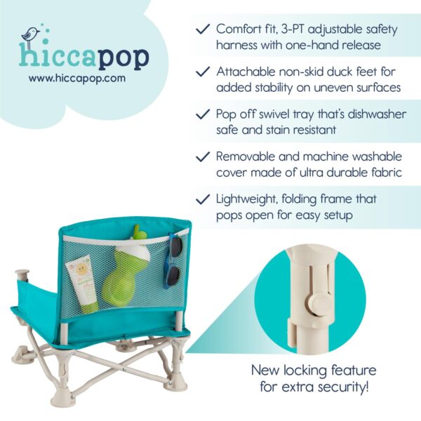 hiccapop OmniBoost Travel Booster Seat with Tray for Baby | ...