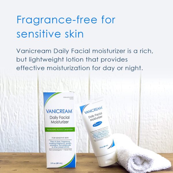 Vanicream Daily Facial Moisturizer With Ceramides and Hyalur...