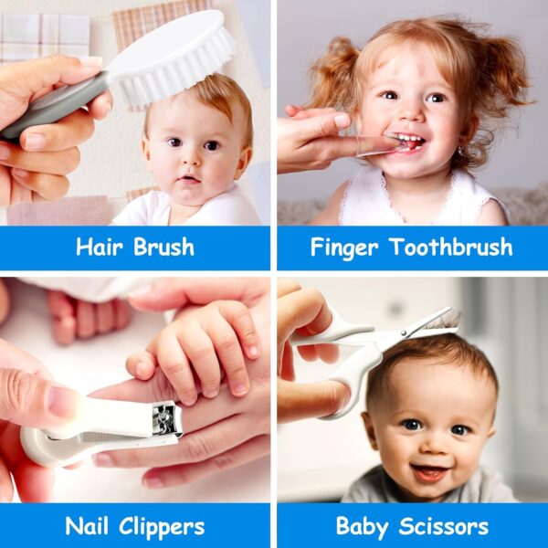 Baby Healthcare and Grooming Kit, 28 in 1 Portable Baby Esse...