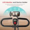 Sunny Health & Fitness Smart Upright Row-N-Ride Trainer w/Ad...