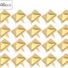400 Pieces Square Pyramid Studs, 4 to 7mm Metal Versatile Na...