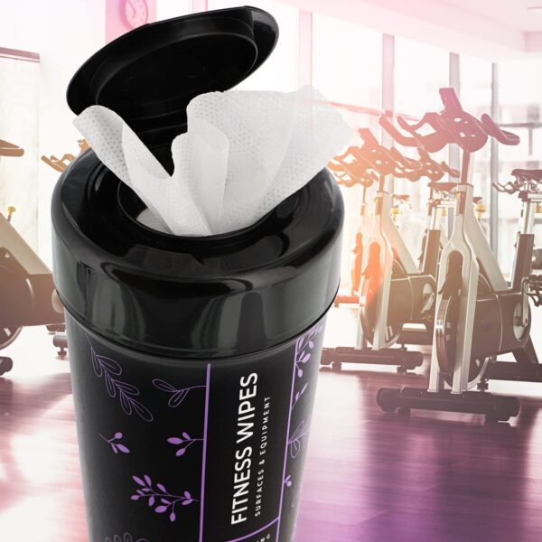 Wipex Yoga Mat Cleaner & Fitness Wipes - Natural Lavender & ...