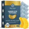 Under Eye Patches for Puffy Eyes and Dark Circles – 24k Gold...