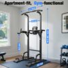 Sportsroyals Pull Up Bar Dip Station Power Tower Assistive T...