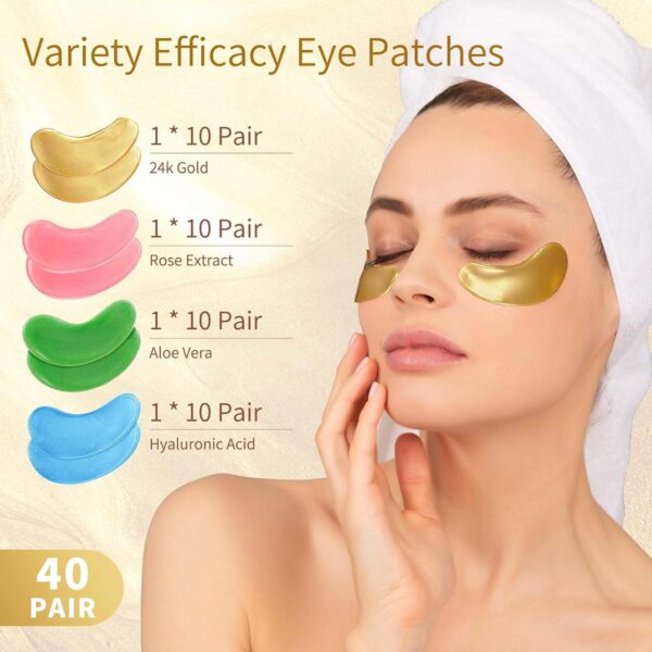 Under Eye Patches, 40 Pairs Eye Mask for Dark Circles, Puffy...
