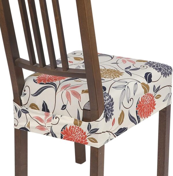 SearchI Stretch Dining Chair Seat Covers Set of 4, Soft Wash...