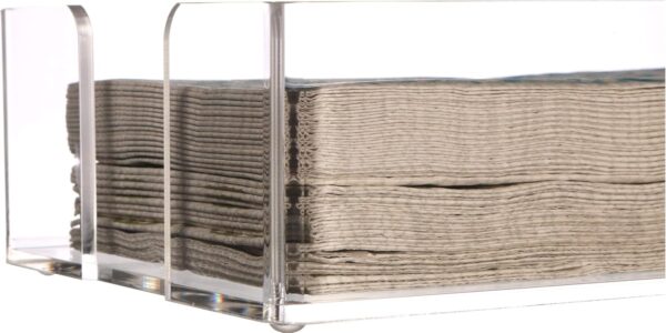 Acrylic Clear Guest Towel Holder Tray For Bathroom,Waterproo...