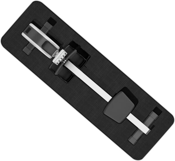 Rowing Machine Mat 96" x 30" with Storage Bag and Sports Tow...