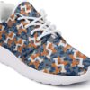 Camouflage Orange Star Baseball Girl Skateboard Casual Shoes...