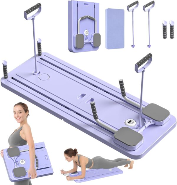 JANUA Pilates Board - Pilates Reformer Set, Multi-Purpose Fo...