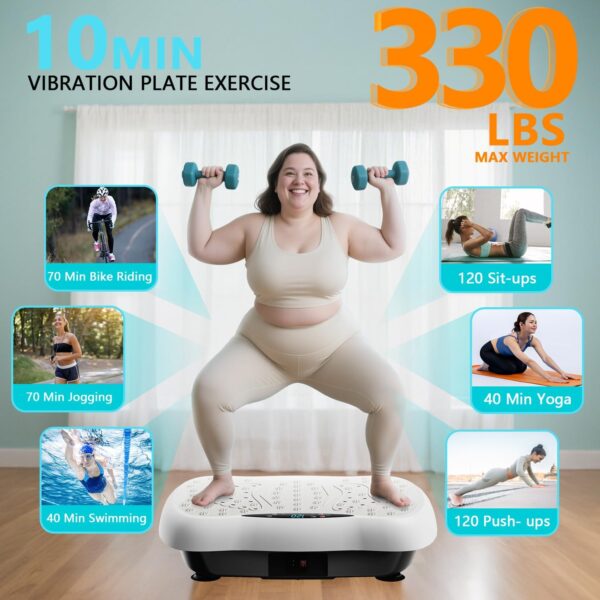 Vibration Plate Exercise Machine, Vibrating Equipment for We...