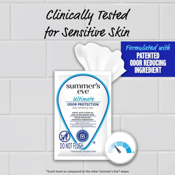 Summer's Eve, Ultimate Odor Control, Daily Feminine Wipes wi...
