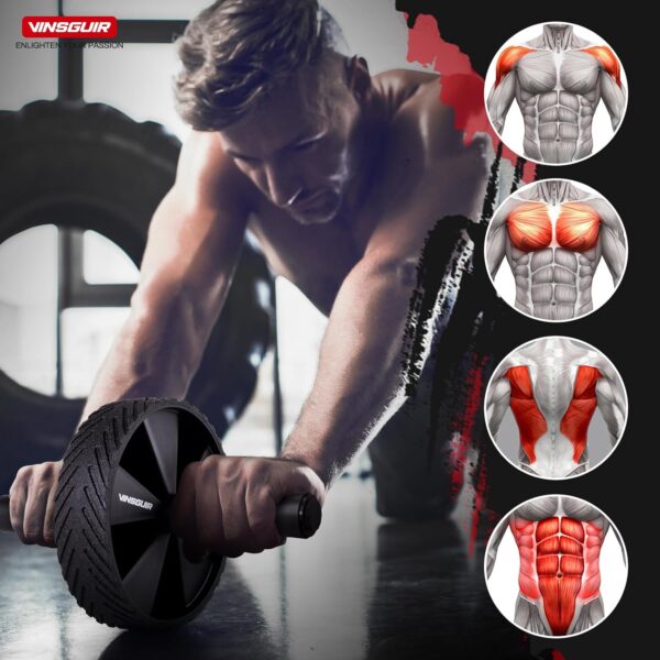 Vinsguir Ab Roller Wheel - Ab Workout Equipment for Difficul...