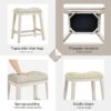 AMERLIFE 5-Piece Solid Wood Counter Height Kitchen Island Ta...
