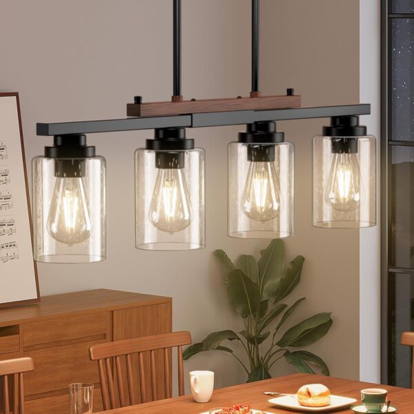 Amico Dining Room Light Fixture 4-Light Kitchen Island Light...